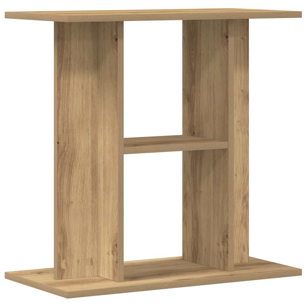 akvariebord 80x30x60 cm konstrueret træ kunsteg