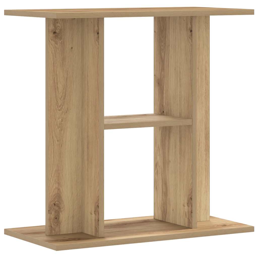 akvariebord 80x30x60 cm konstrueret træ kunsteg