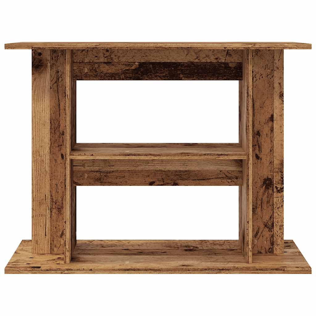 akvariestativ gammelt træ 80x35x60 cm konstrueret træ