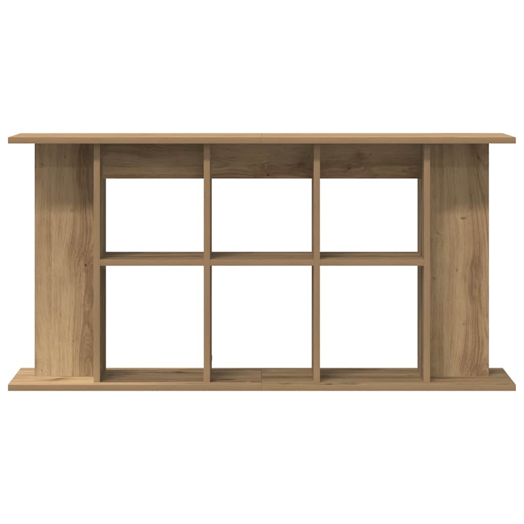 akvariestativ håndlavet eg 120x40x60 cm konstrueret træ