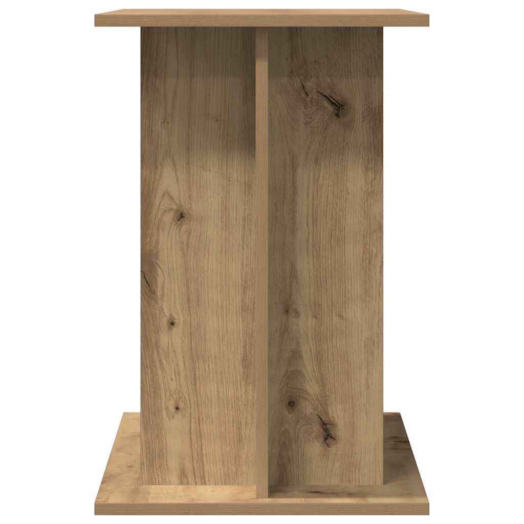 akvariestativ håndlavet eg 120x40x60 cm konstrueret træ