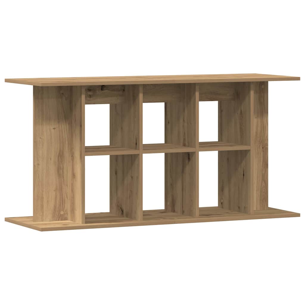akvariestativ håndlavet eg 120x40x60 cm konstrueret træ