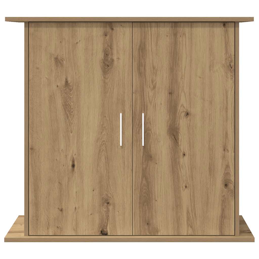 akvariestativ håndlavet eg 81x36x73 cm konstrueret træ