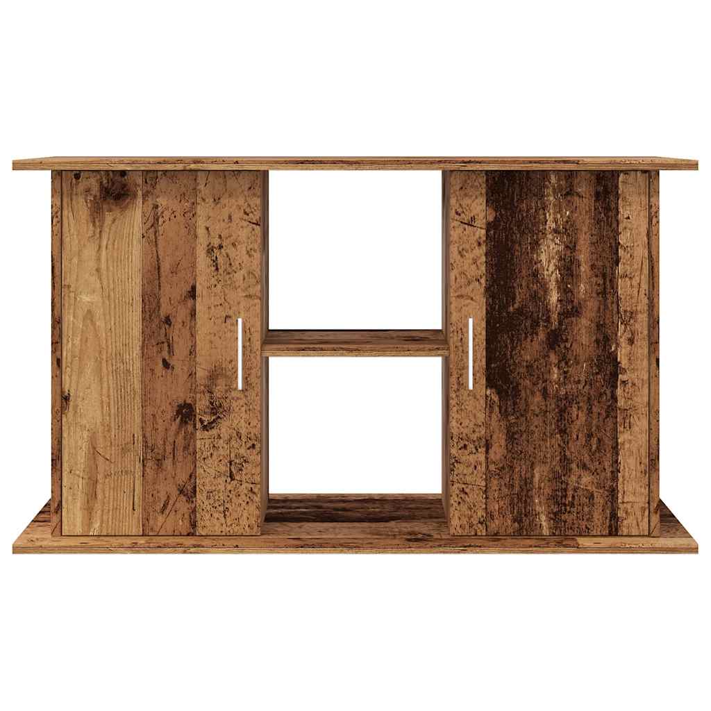 akvariebord 101x41x58 cm konstrueret træ antikt trælook