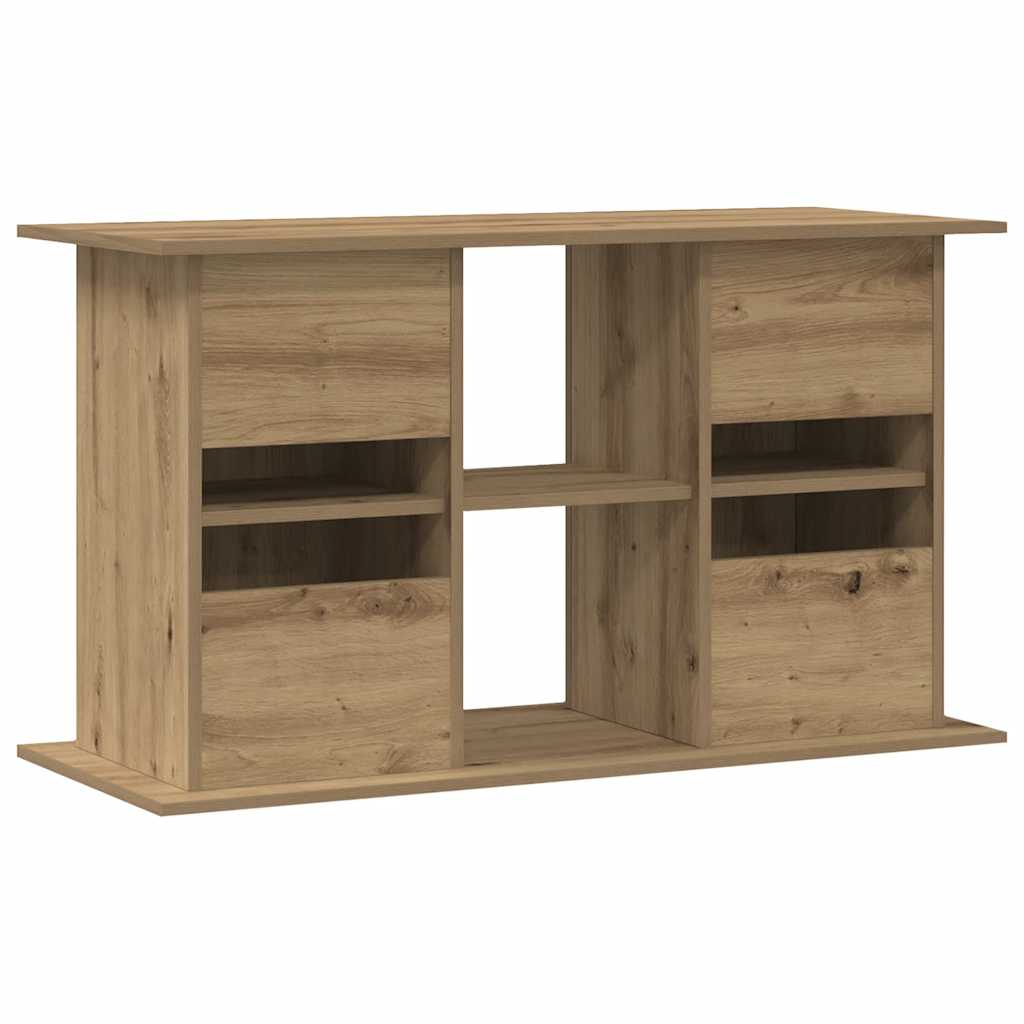 akvariestativ håndlavet eg 101x41x58 cm konstrueret træ