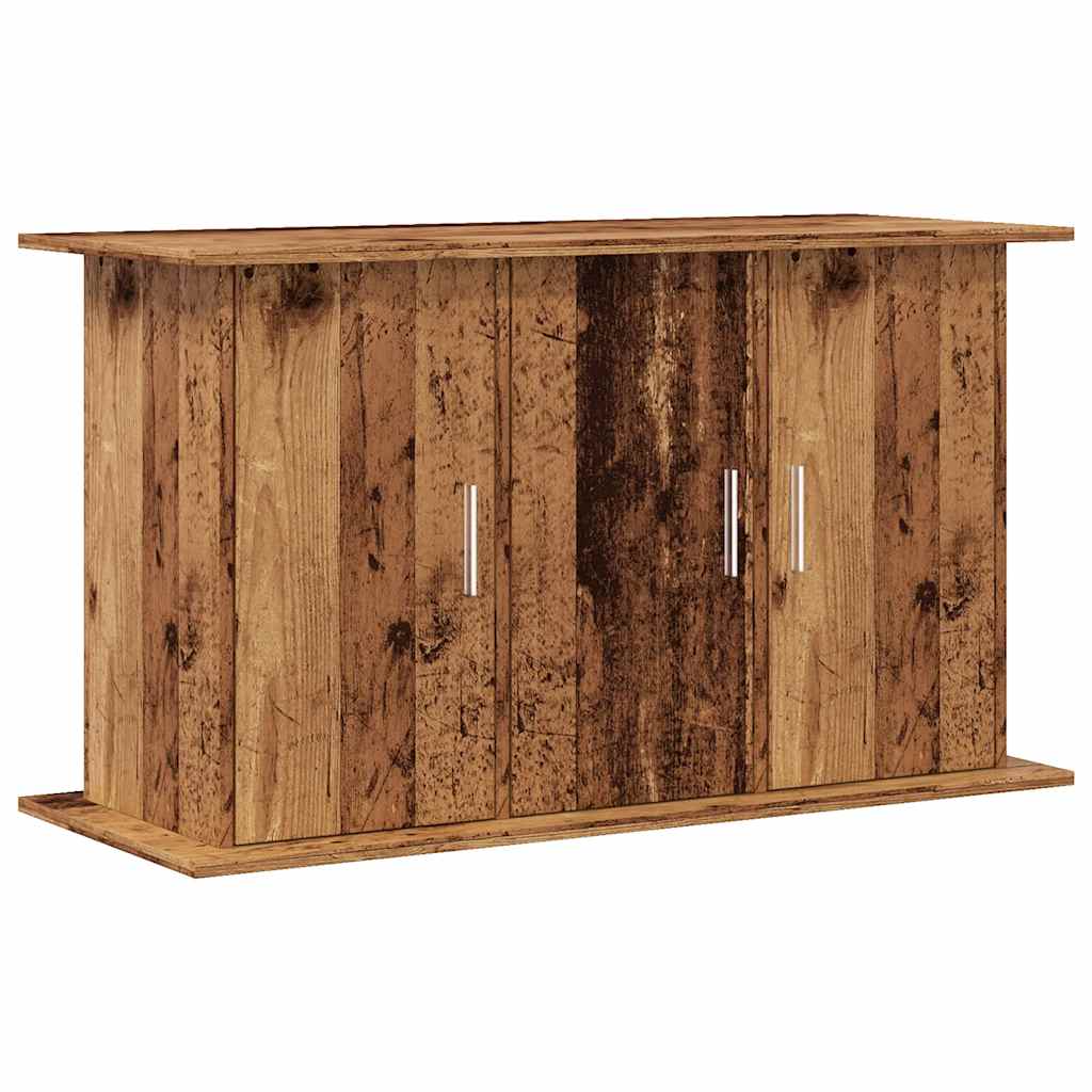 akvariebord 101x41x58 cm konstrueret træ antikt trælook
