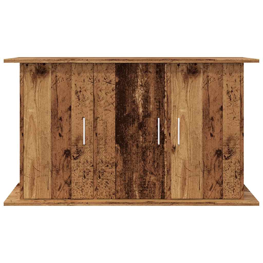 akvariebord 101x41x58 cm konstrueret træ antikt trælook