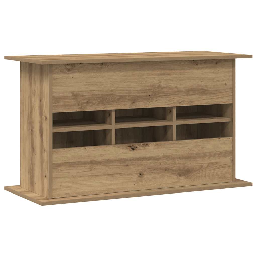 akvariestativ håndlavet eg 101x41x58 cm konstrueret træ