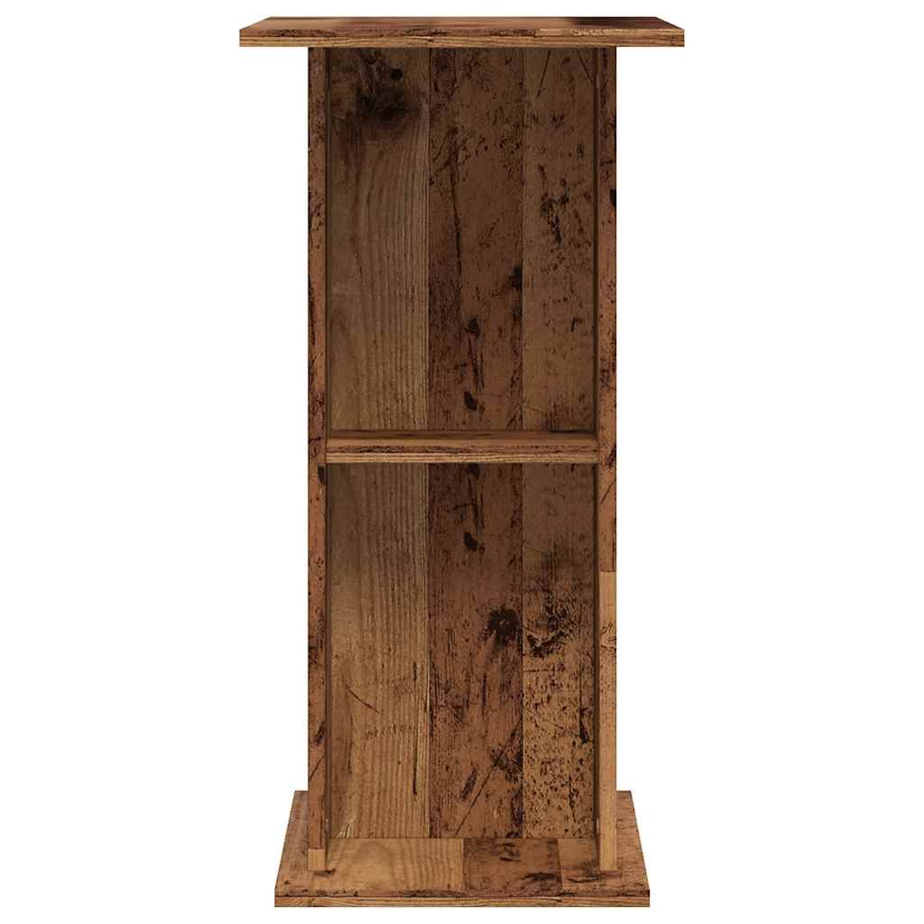 akvariebord 36x60,5x72,5 cm konstrueret træ antikt træ