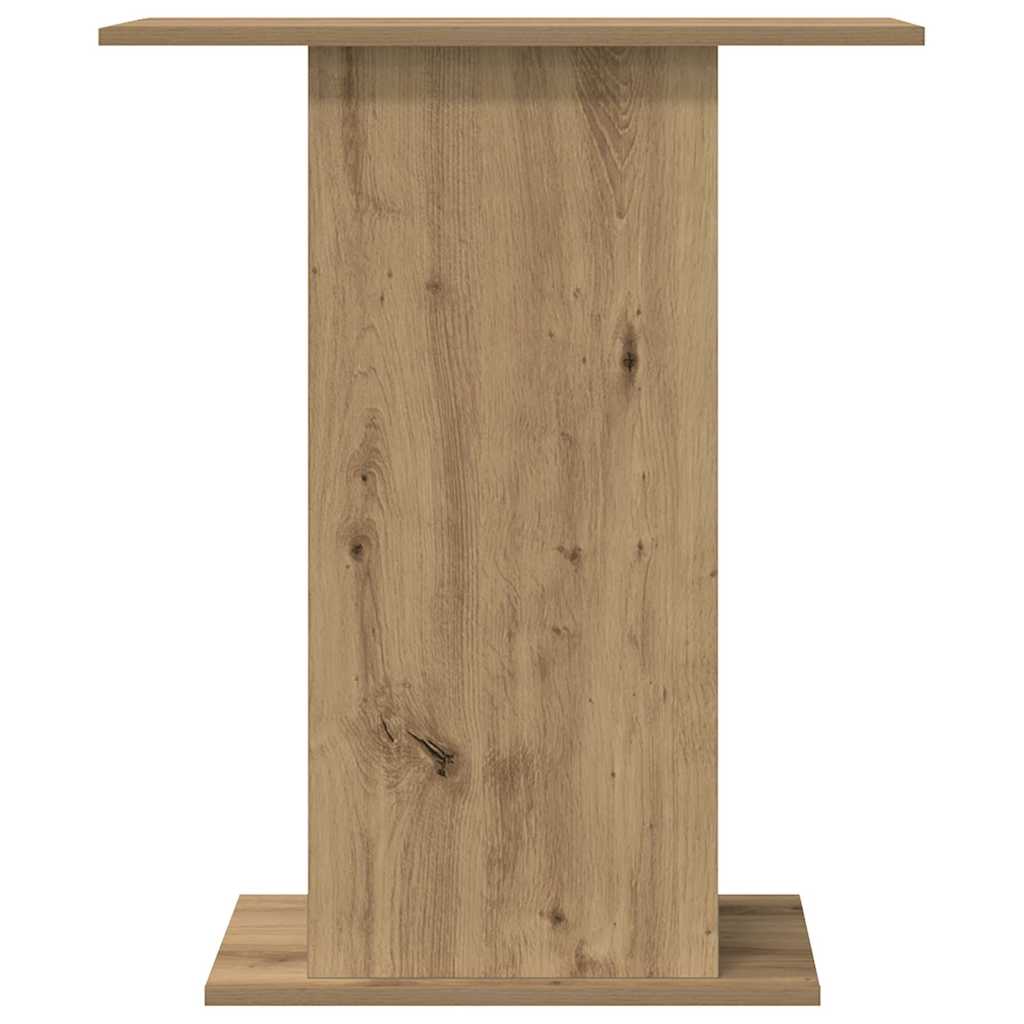 akvariestativ håndlavet eg 36x60,5x72,5 cm konstrueret træ