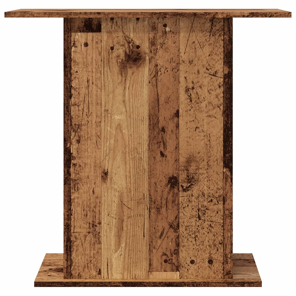 akvariestativ gammelt træ 36x75x72,5 cm konstrueret træ