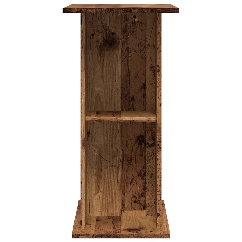 akvariestativ gammelt træ 36x75x72,5 cm konstrueret træ
