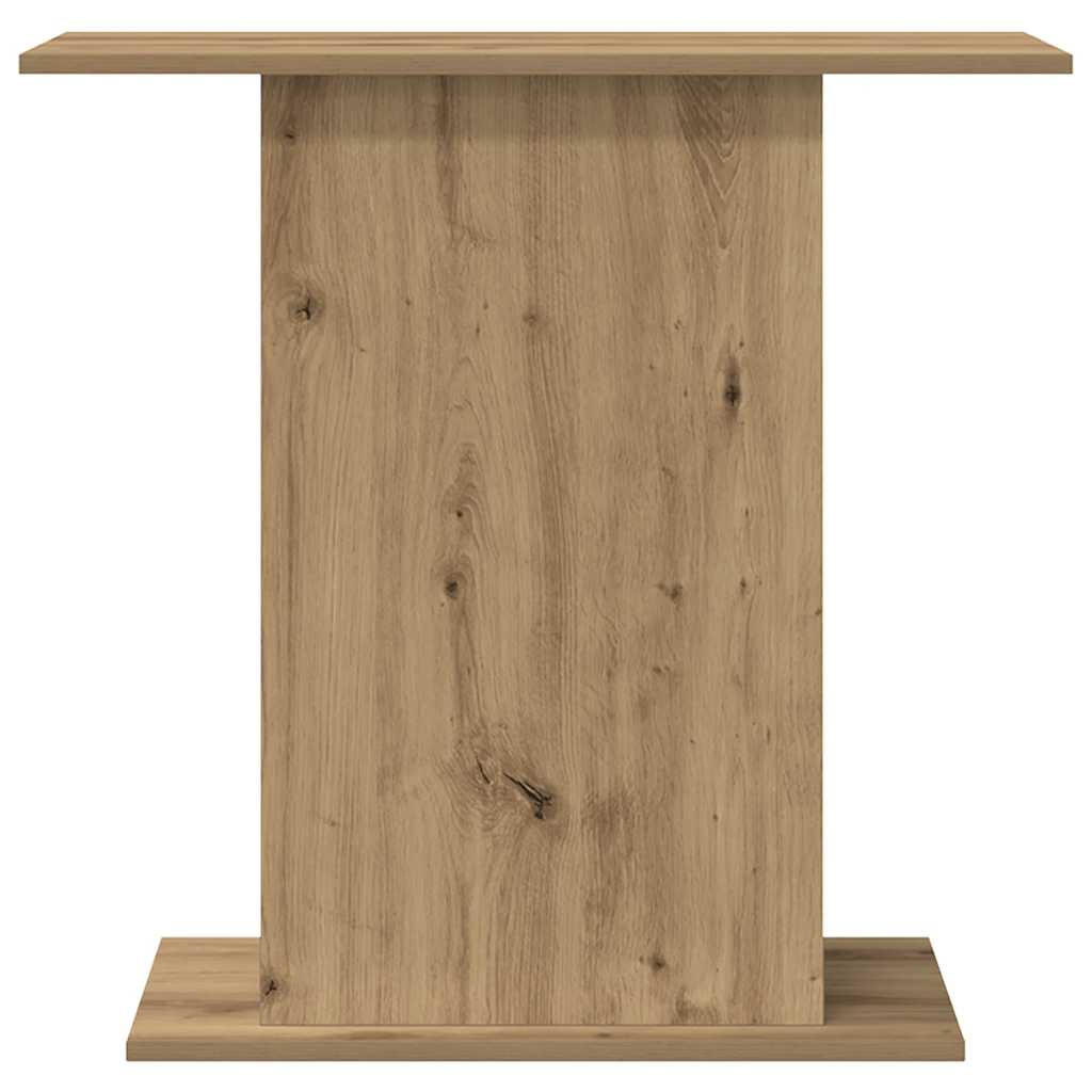 akvariestativ håndlavet eg 36x75x72,5 cm konstrueret træ