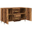 skænk 100x36x60 cm konstrueret træ gammelt træ-look