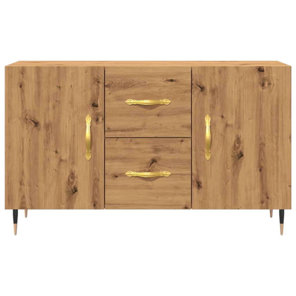 skænk 100x36x60 cm konstrueret træ kunsteg