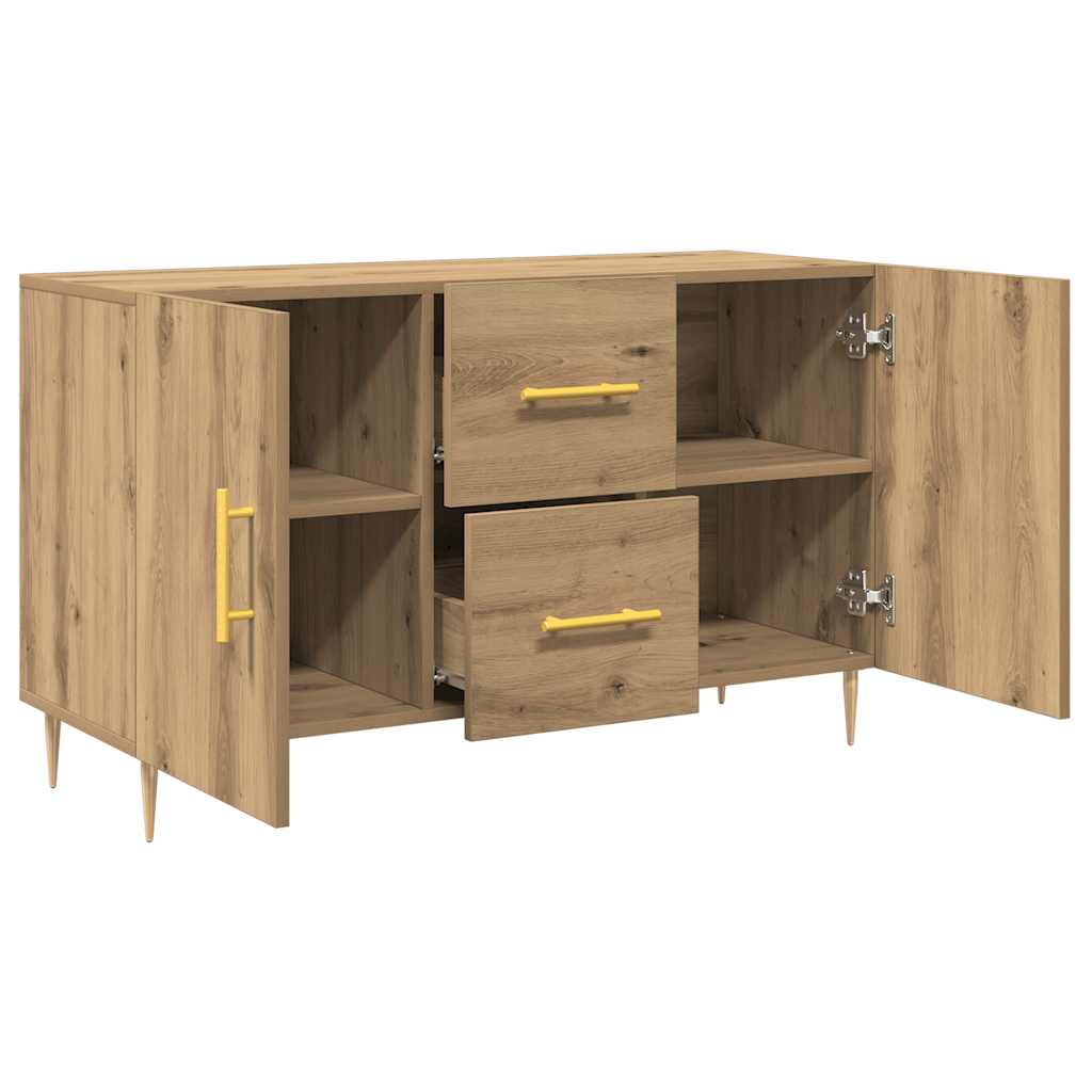 skænk 100x36x60 cm konstrueret træ kunsteg