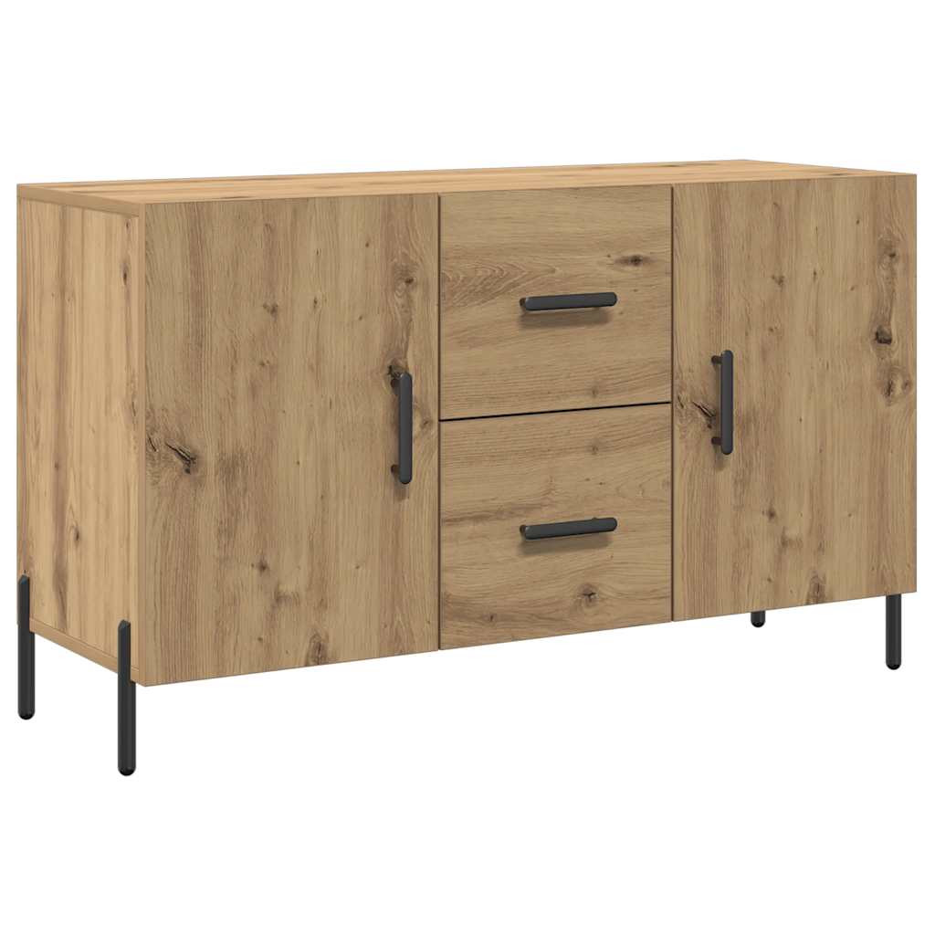 skænk 100x36x60 cm konstrueret træ kunsteg