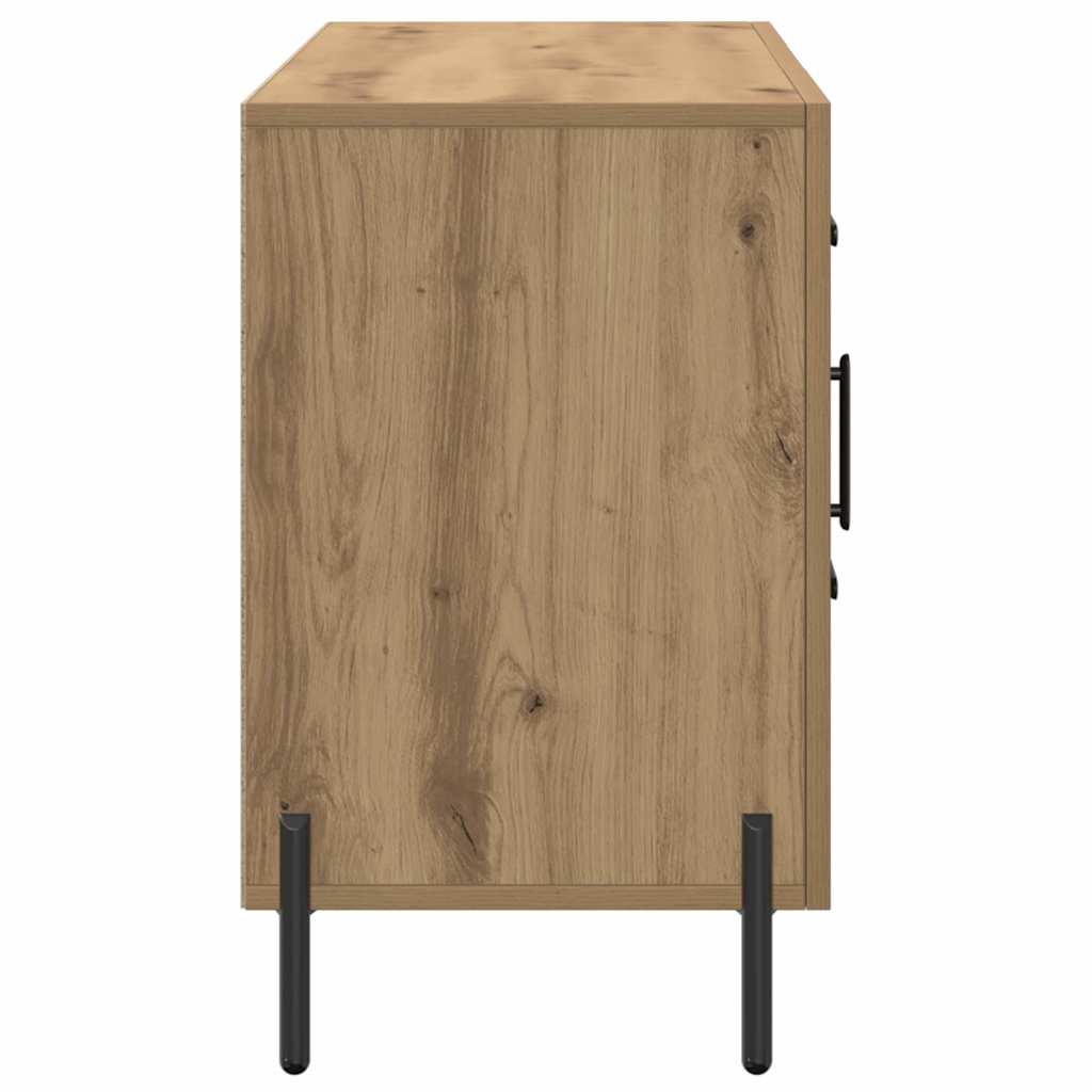 skænk 100x36x60 cm konstrueret træ kunsteg