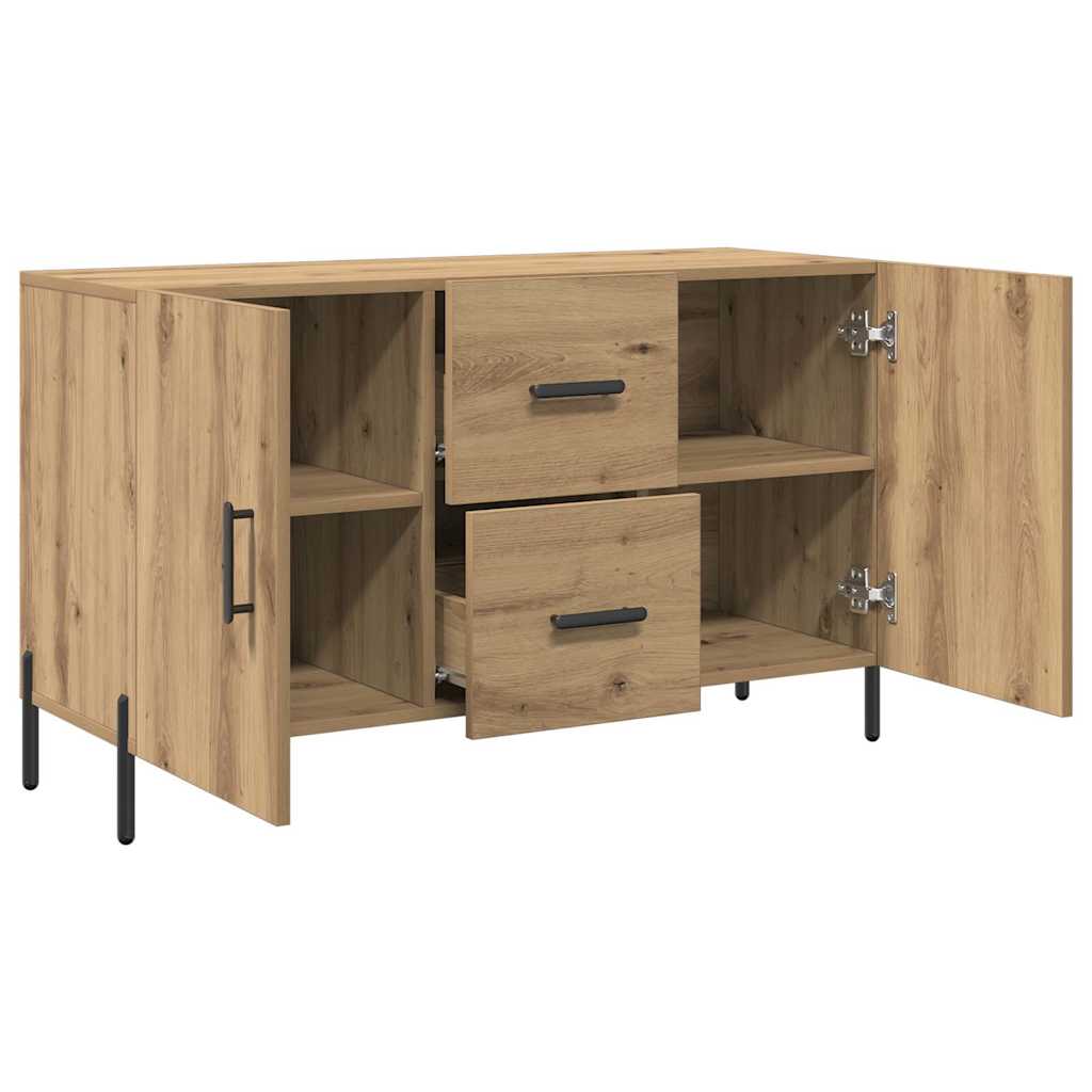 skænk 100x36x60 cm konstrueret træ kunsteg