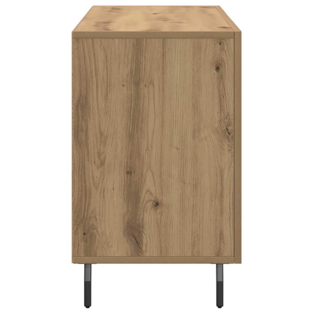 skænk 100x36x60 cm konstrueret træ egetræsfarve