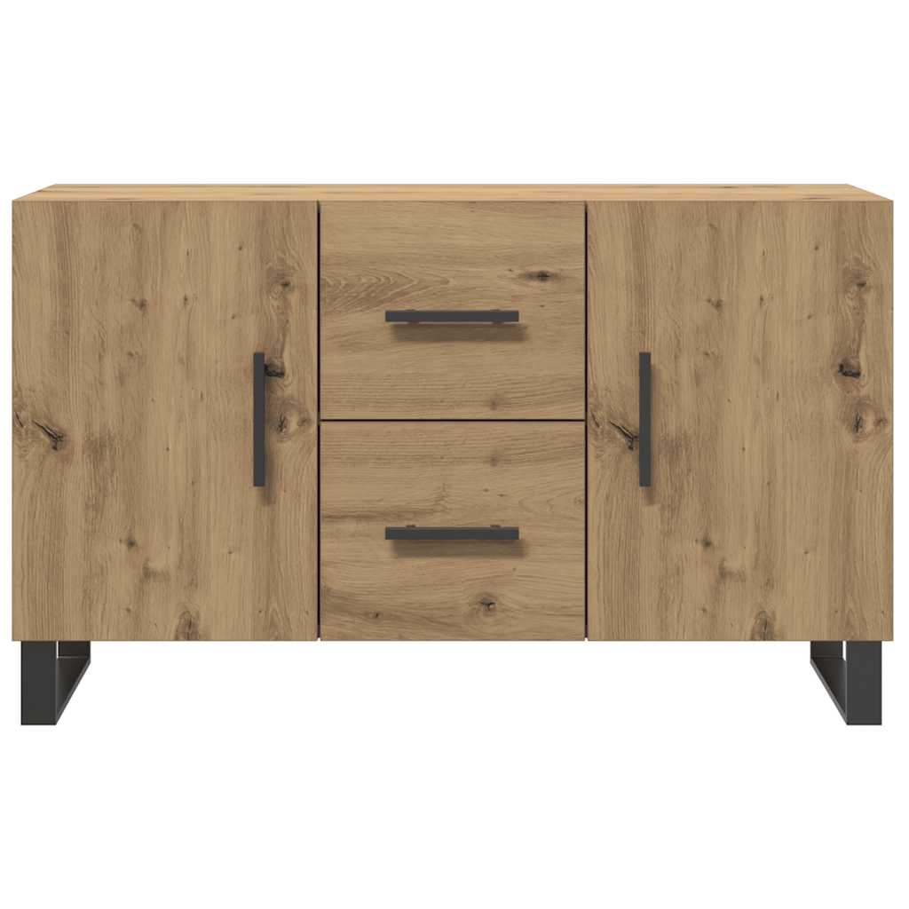 skænk 100x36x60 cm konstrueret træ kunsteg