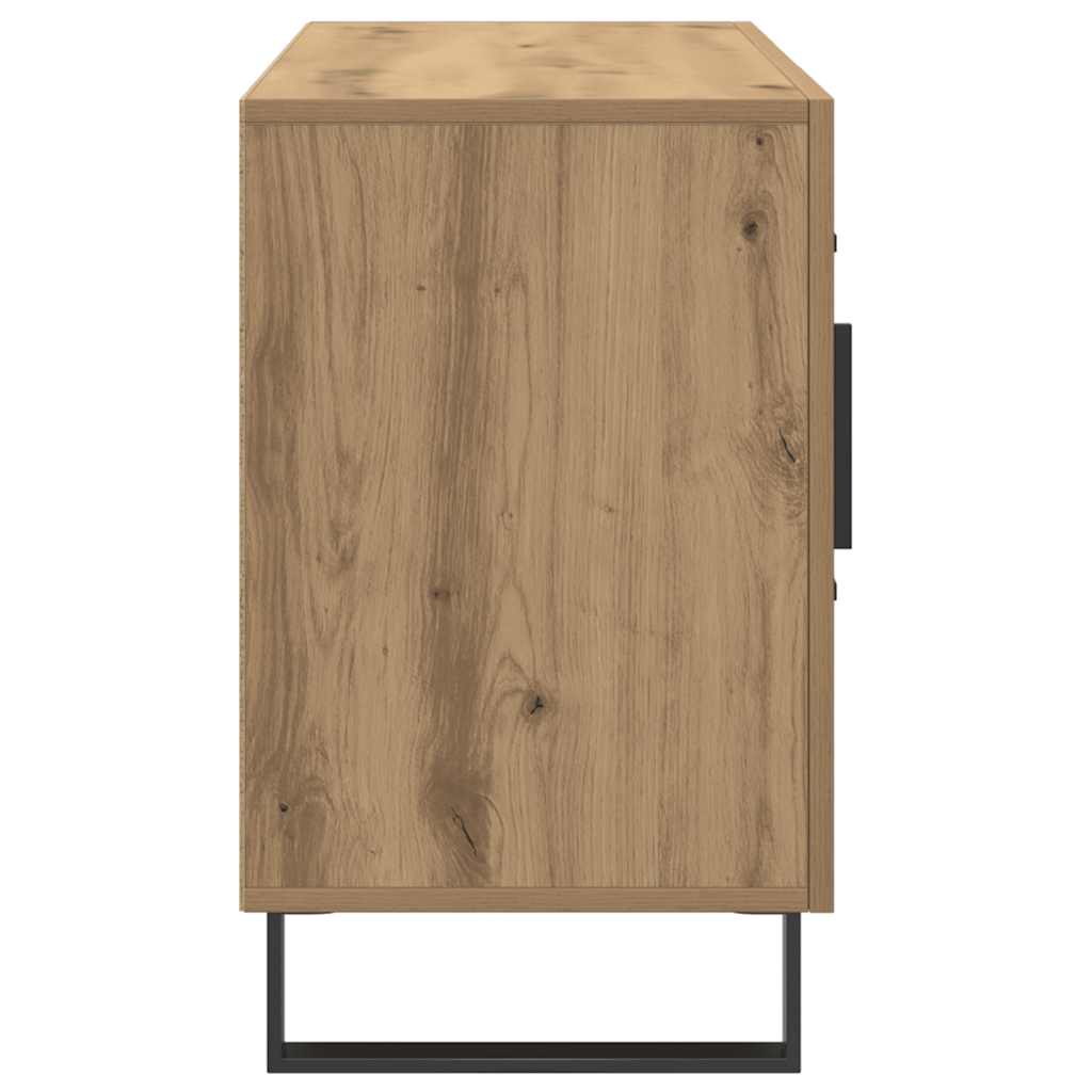 skænk 100x36x60 cm konstrueret træ kunsteg