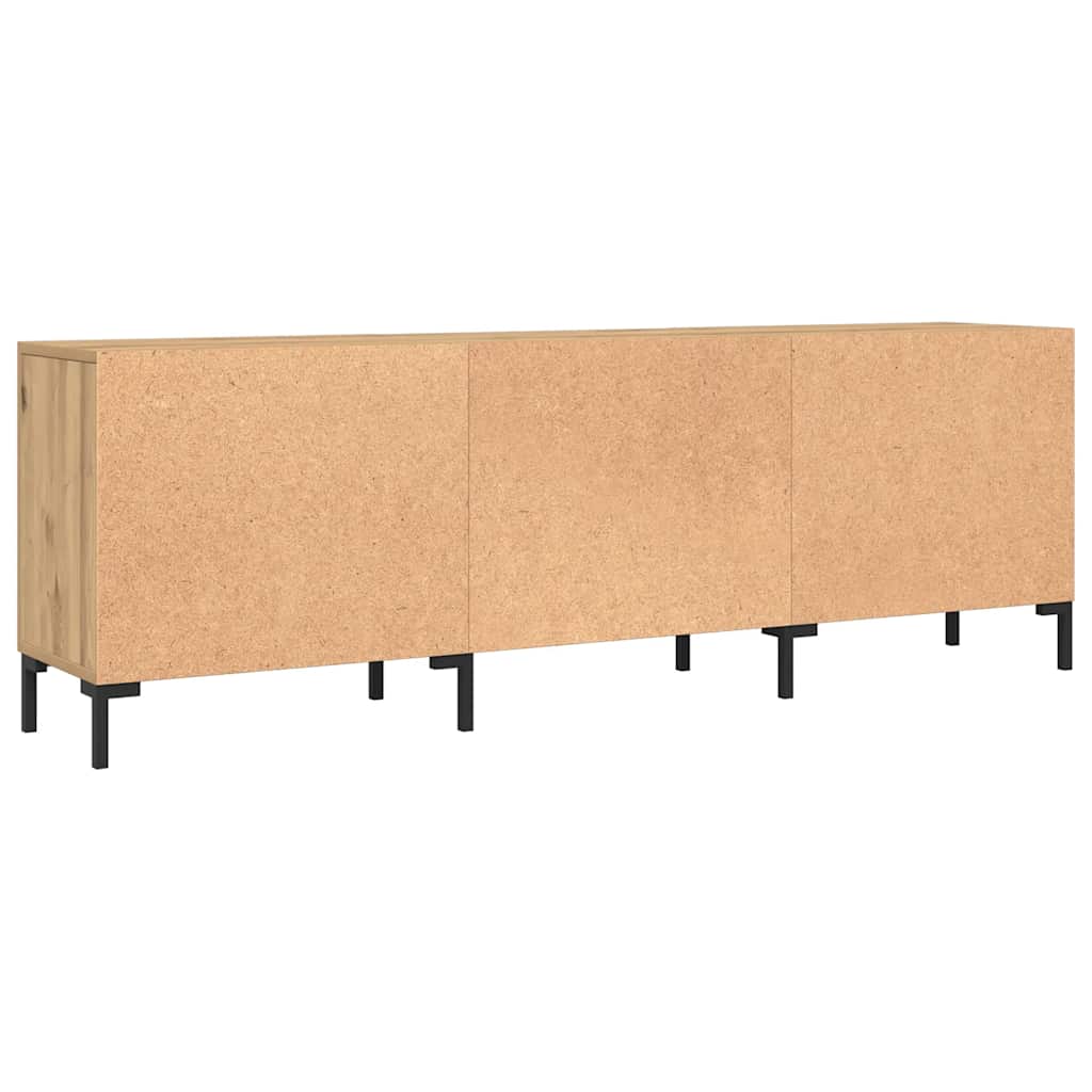 tv-bord 150x30x50 cm konstrueret træ kunsteg