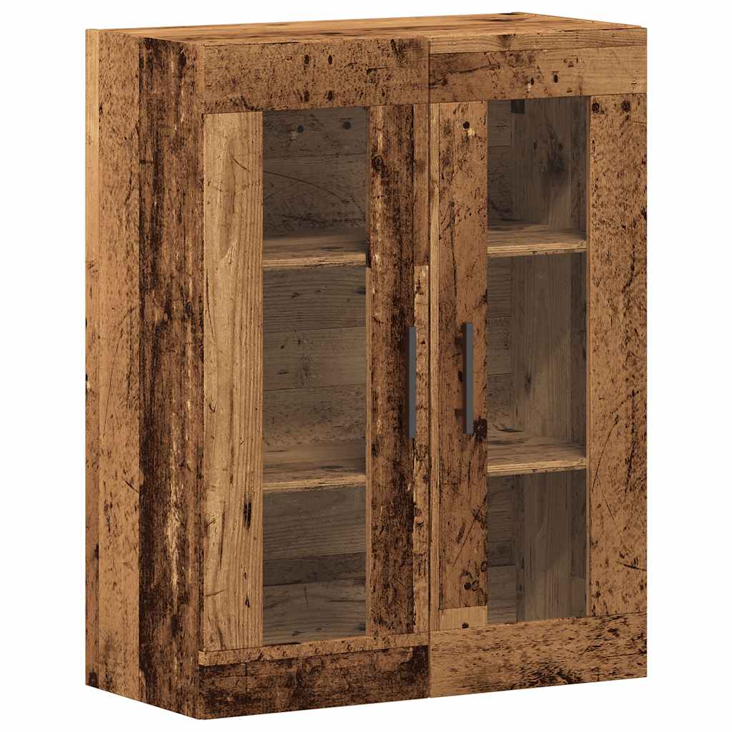 skænk 69,5x34x90 cm konstrueret træ antikt trælook