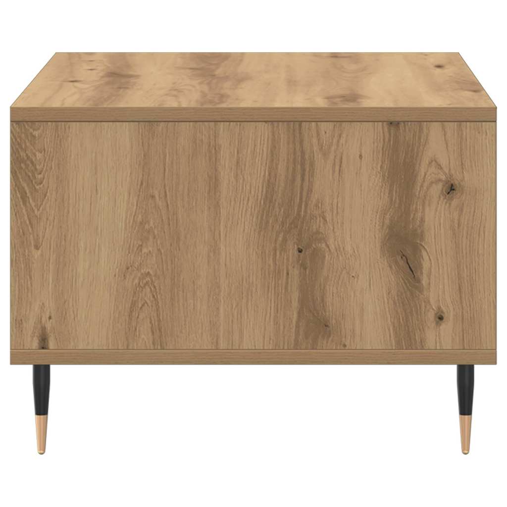 sofabord 60x50x36,5 cm konstrueret træ kunsteg