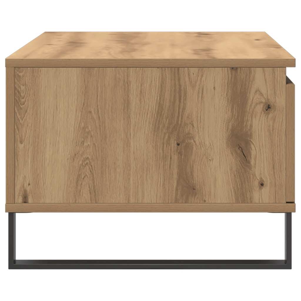 sofabord 90x50x36,5 cm konstrueret træ kunsteg