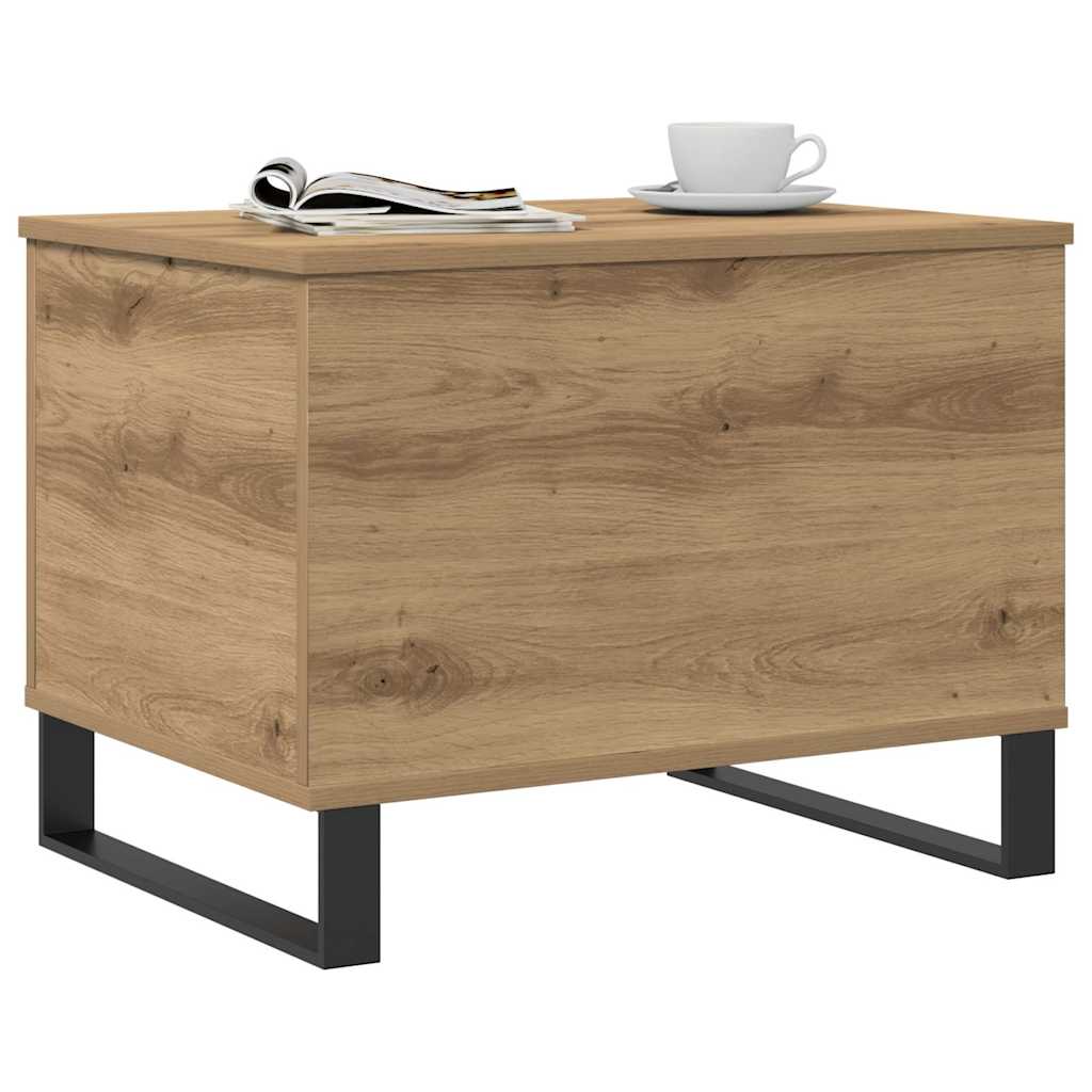 sofabord 60x44,5x45 cm konstrueret træ kunsteg
