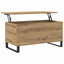 sofabord 90x44,5x45 cm konstrueret træ kunsteg
