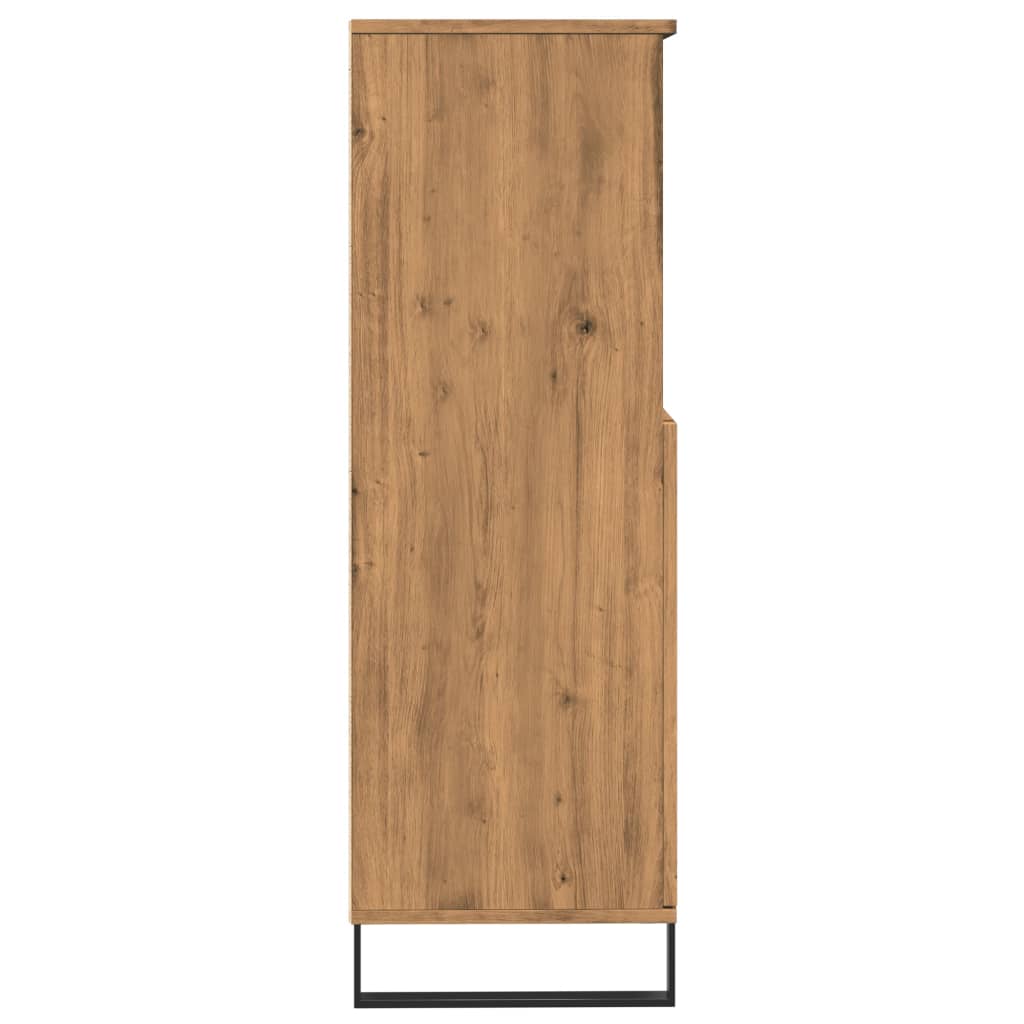 skab 60x36x110 cm konstrueret træ kunsteg