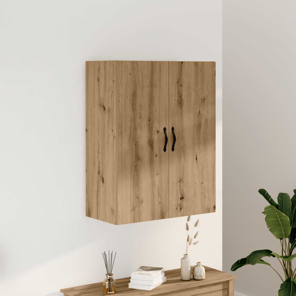 vægskab 69,5x34x90 cm konstrueret træ kunsteg