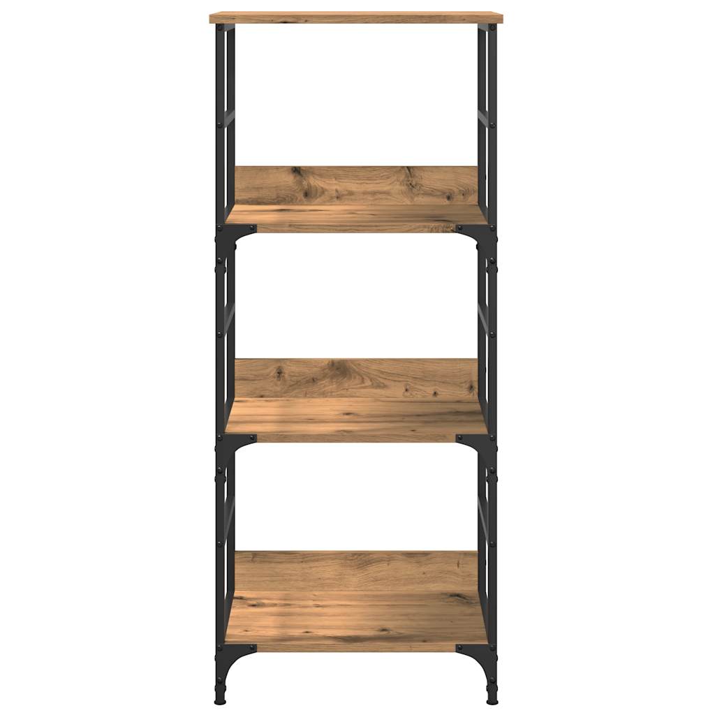 bogskab 50x33x117,5 cm konstrueret træ kunsteg