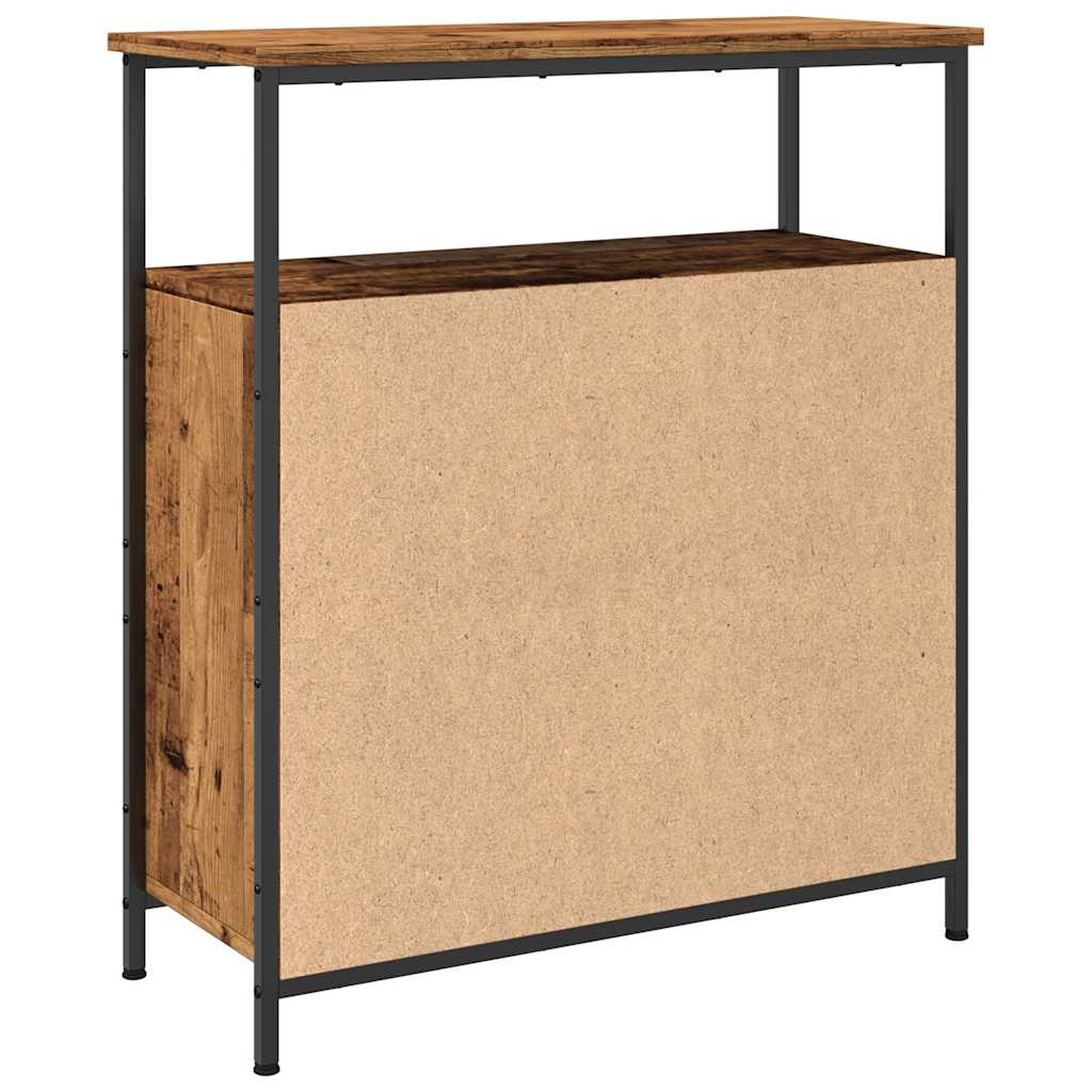 skab 70x30x80 cm konstrueret træ antikt trælook
