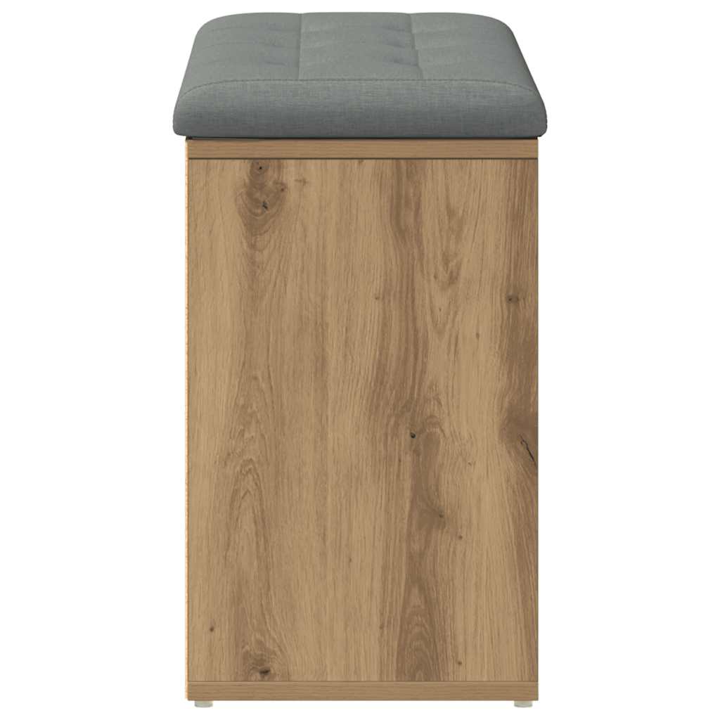 skobænk 82x32x50 cm konstrueret træ kunsteg
