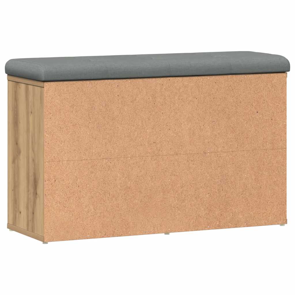 skobænk 82x32x50 cm konstrueret træ kunsteg