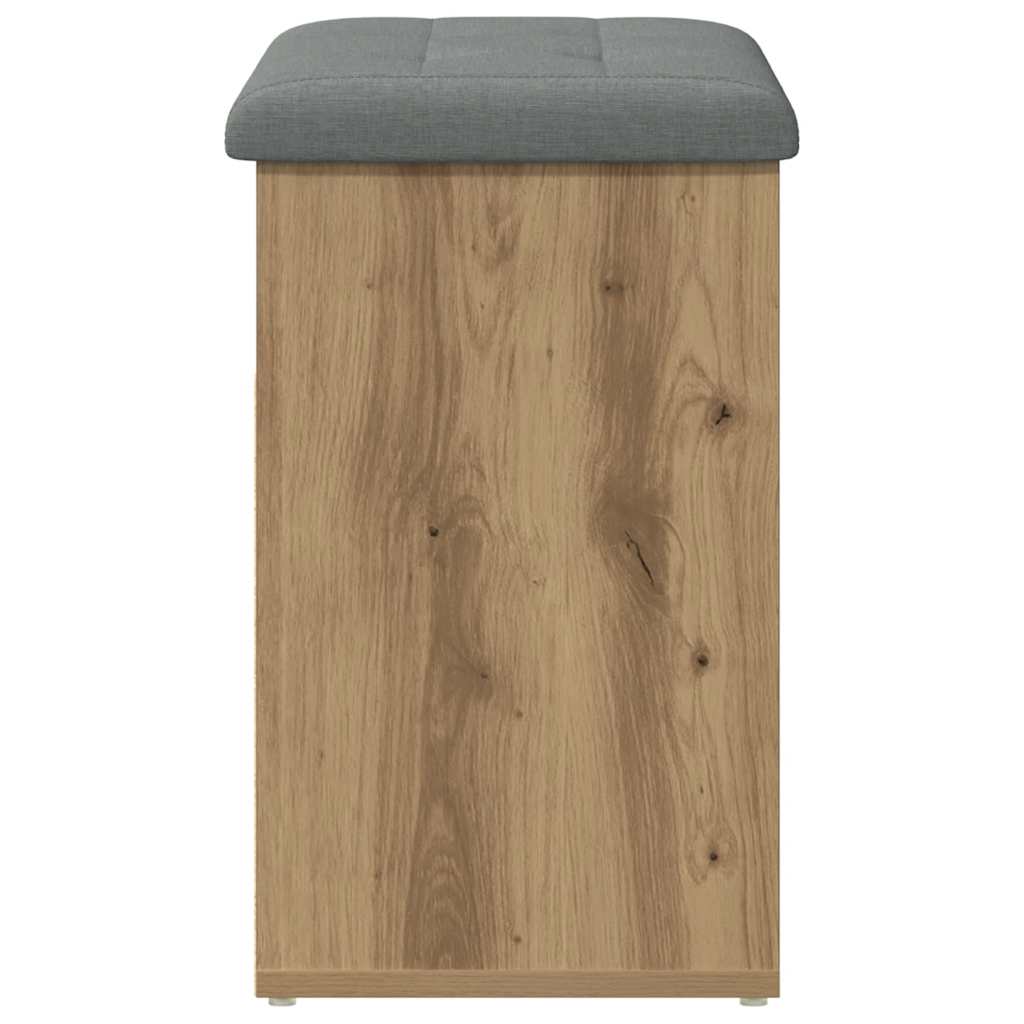 skobænk 62x32x50 cm konstrueret træ kunsteg