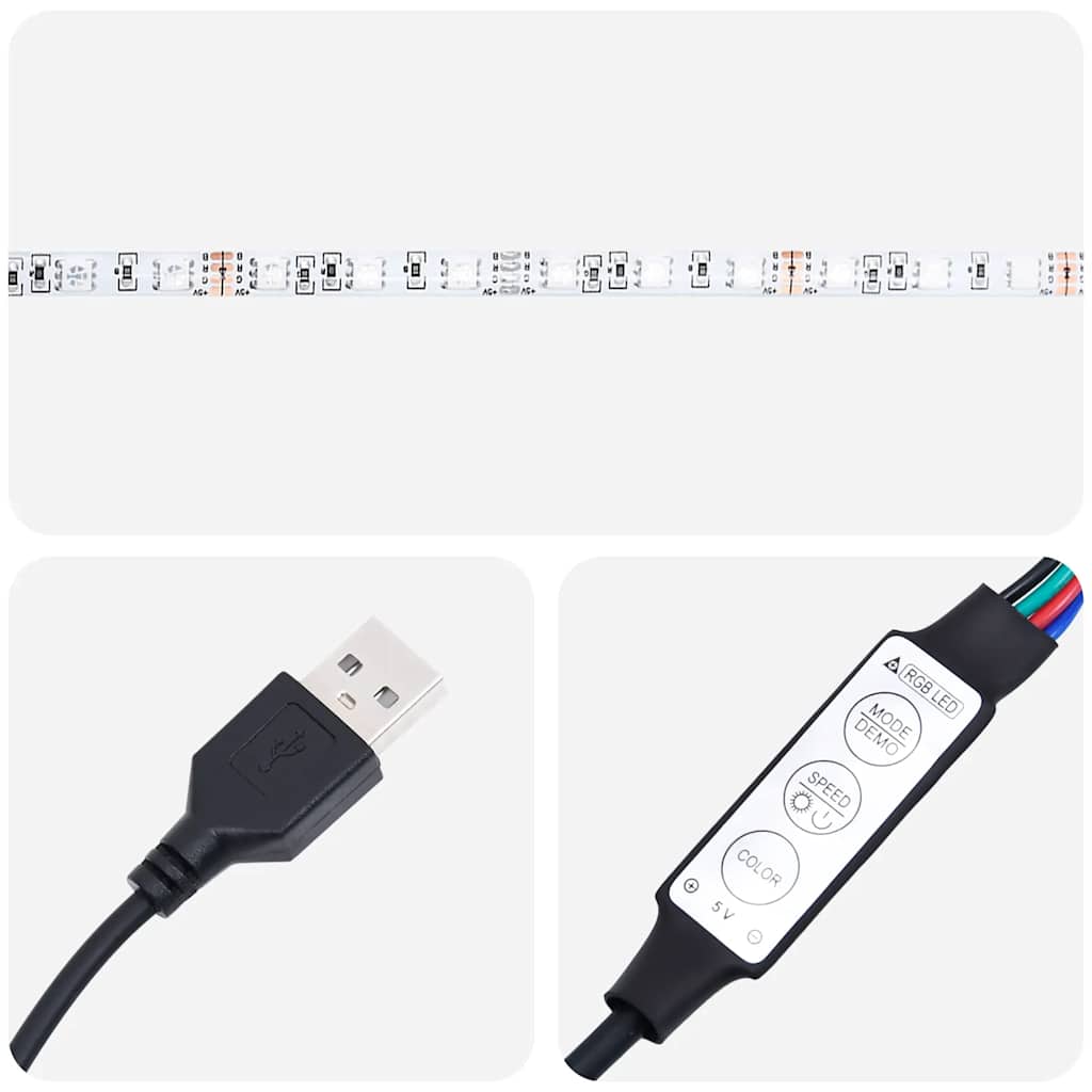 sengegavl m. LED-lys 220x18,5x103,5 cm konstrueret træ kunsteg