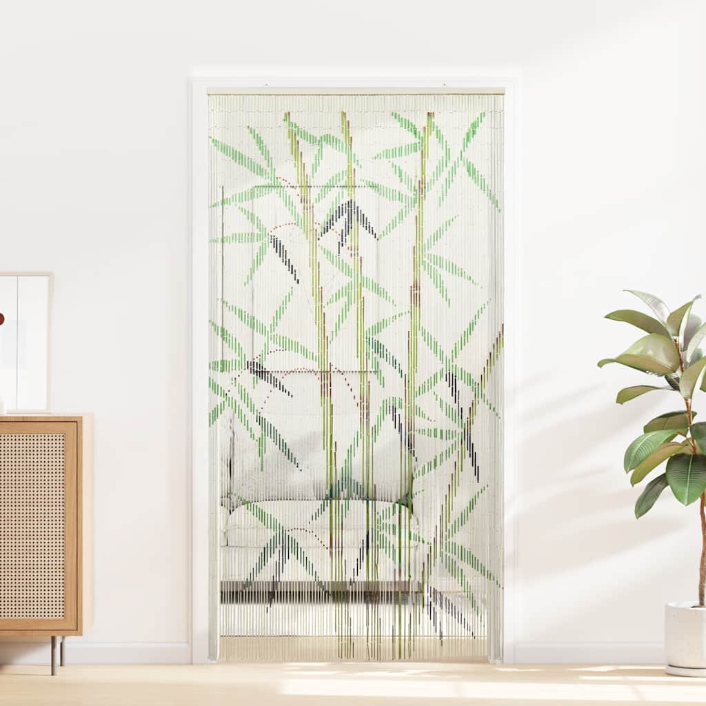 insektgardin til døren bambus print 100x200 cm bambus