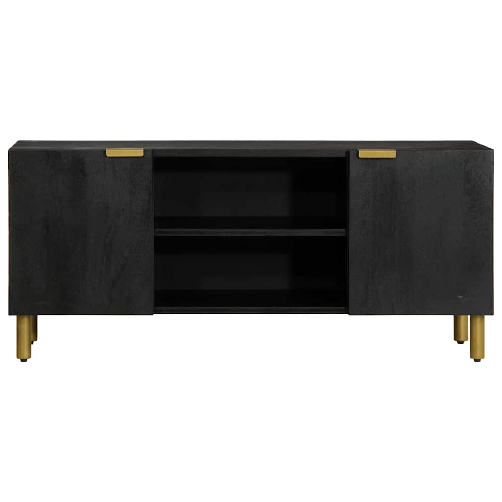 tv-bord 105x33x46 cm konstrueret træ sort