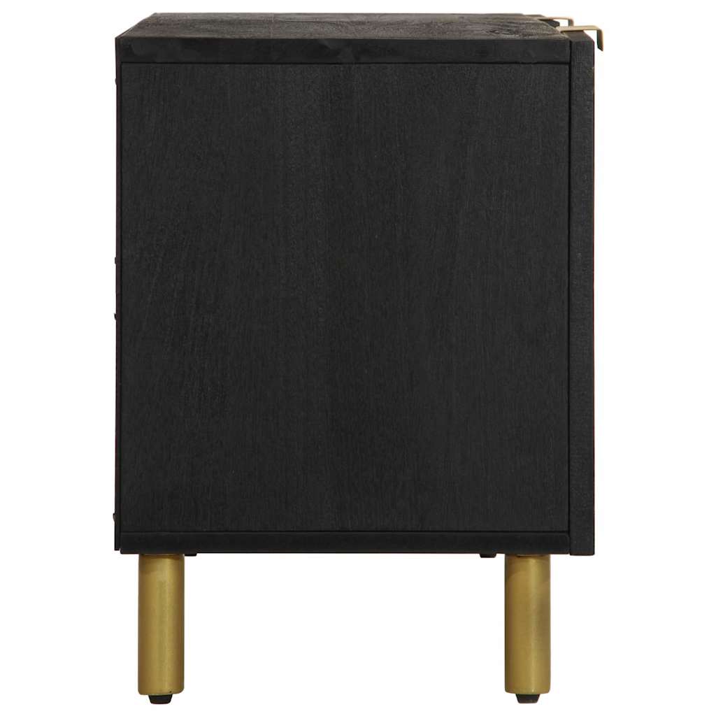 tv-bord 105x33x46 cm konstrueret træ sort