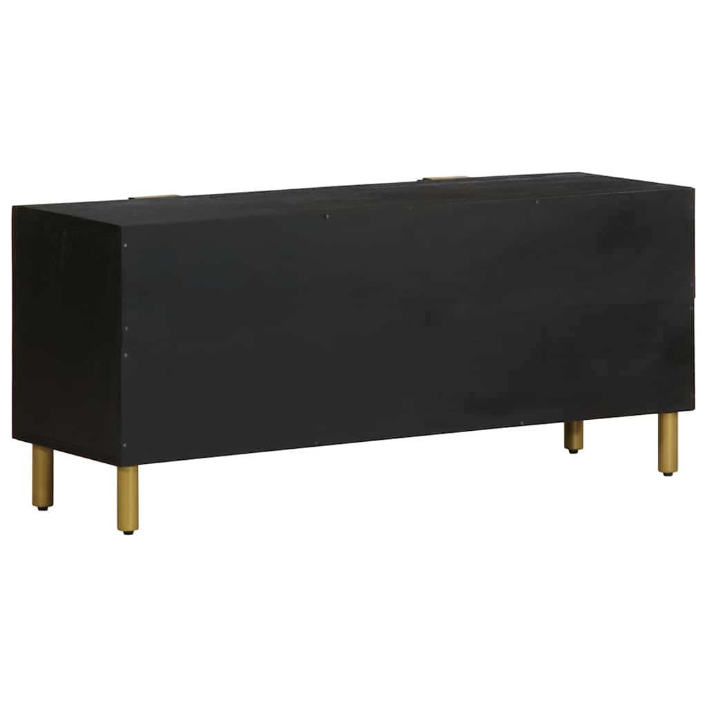 tv-bord 105x33x46 cm konstrueret træ sort