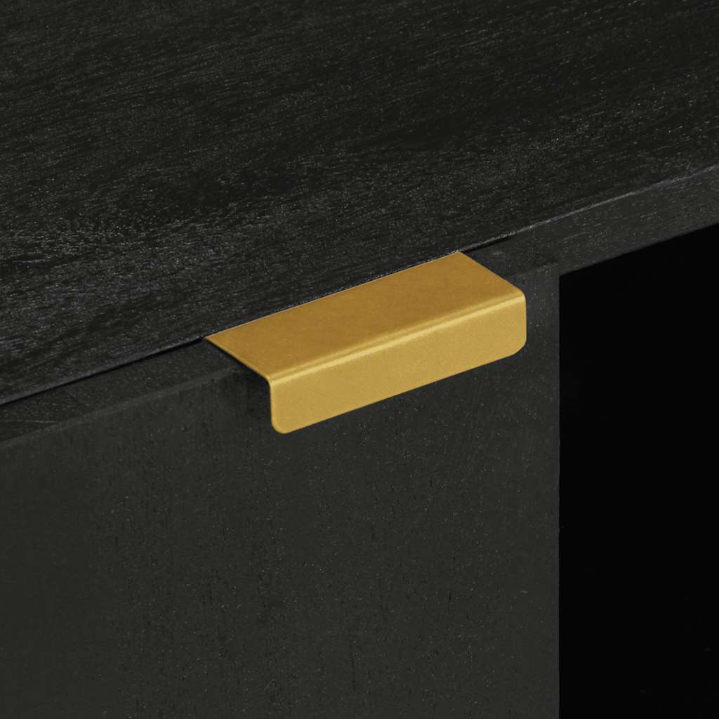 tv-bord 105x33x46 cm konstrueret træ sort