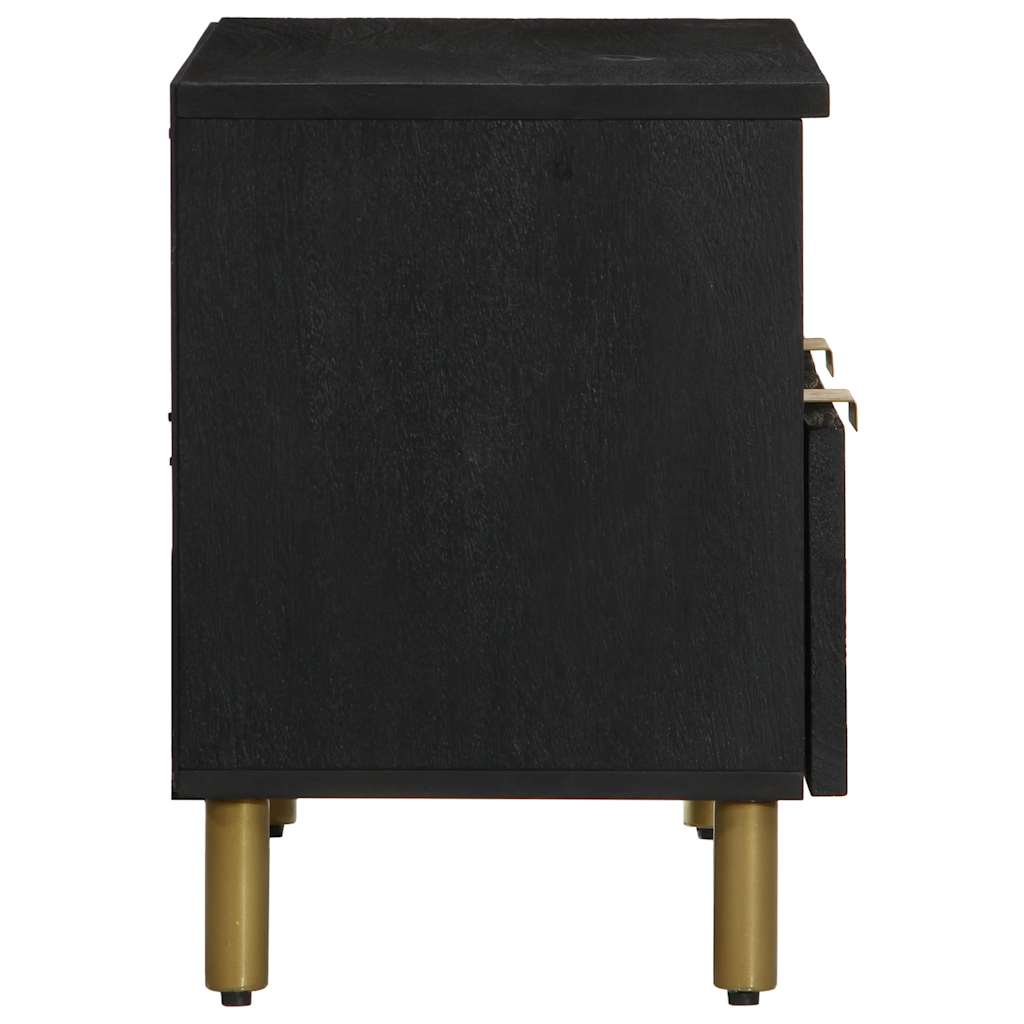 tv-bord 70x33x46 cm konstrueret træ sort