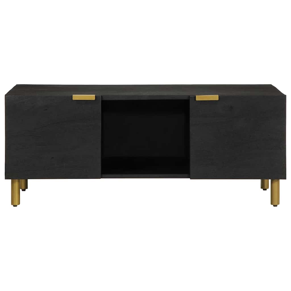 sofabord 100x54x40 cm konstrueret træ sort