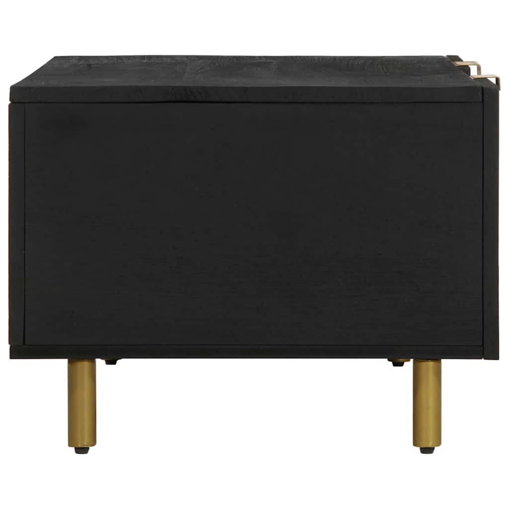 sofabord 100x54x40 cm konstrueret træ sort