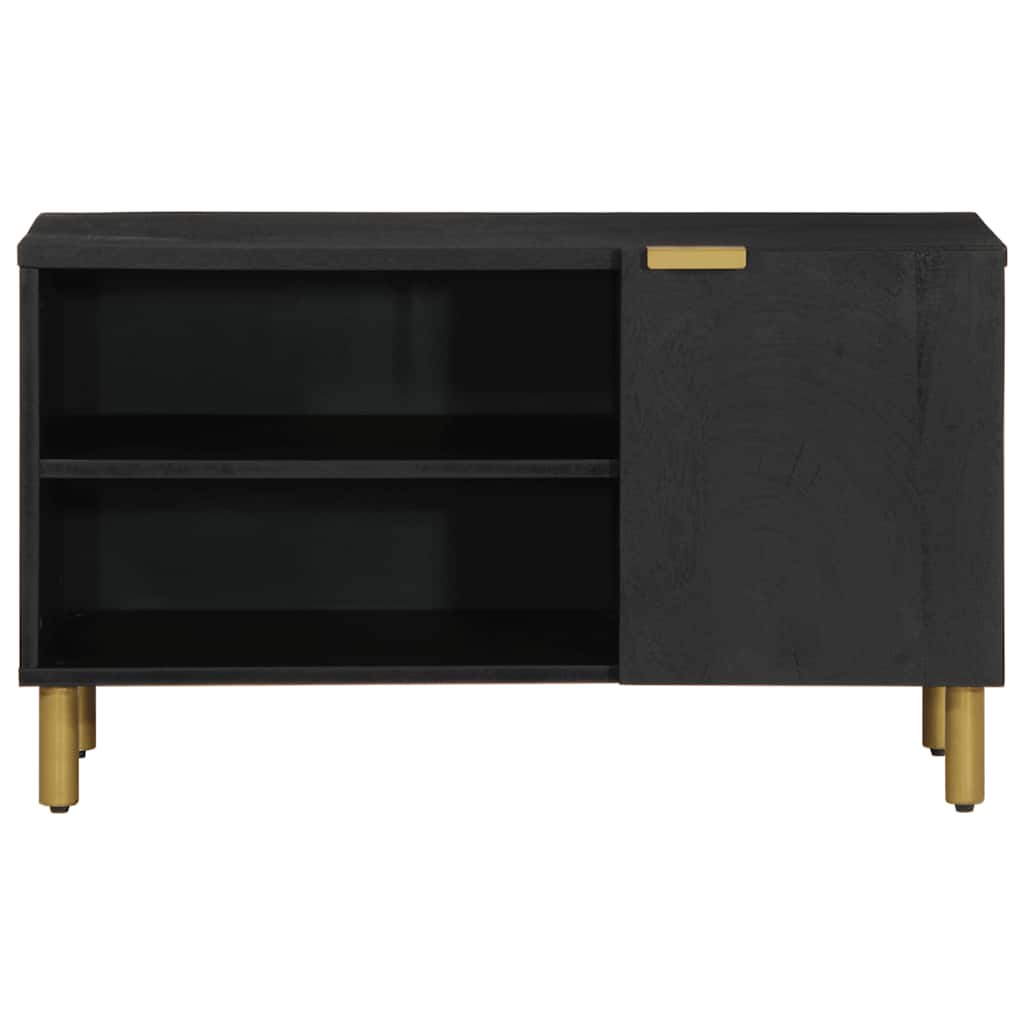 tv-bord 80x33x46 cm konstrueret træ sort