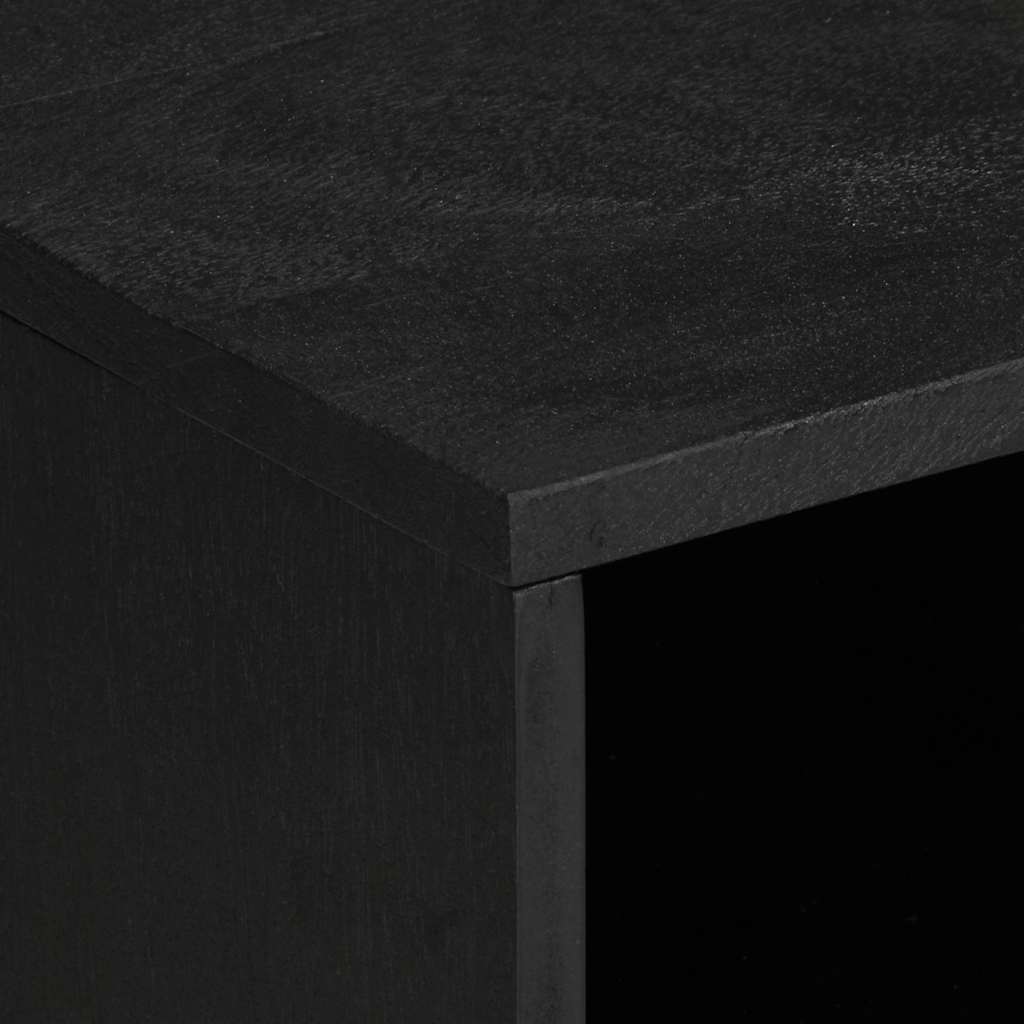 tv-bord 80x33x46 cm konstrueret træ sort